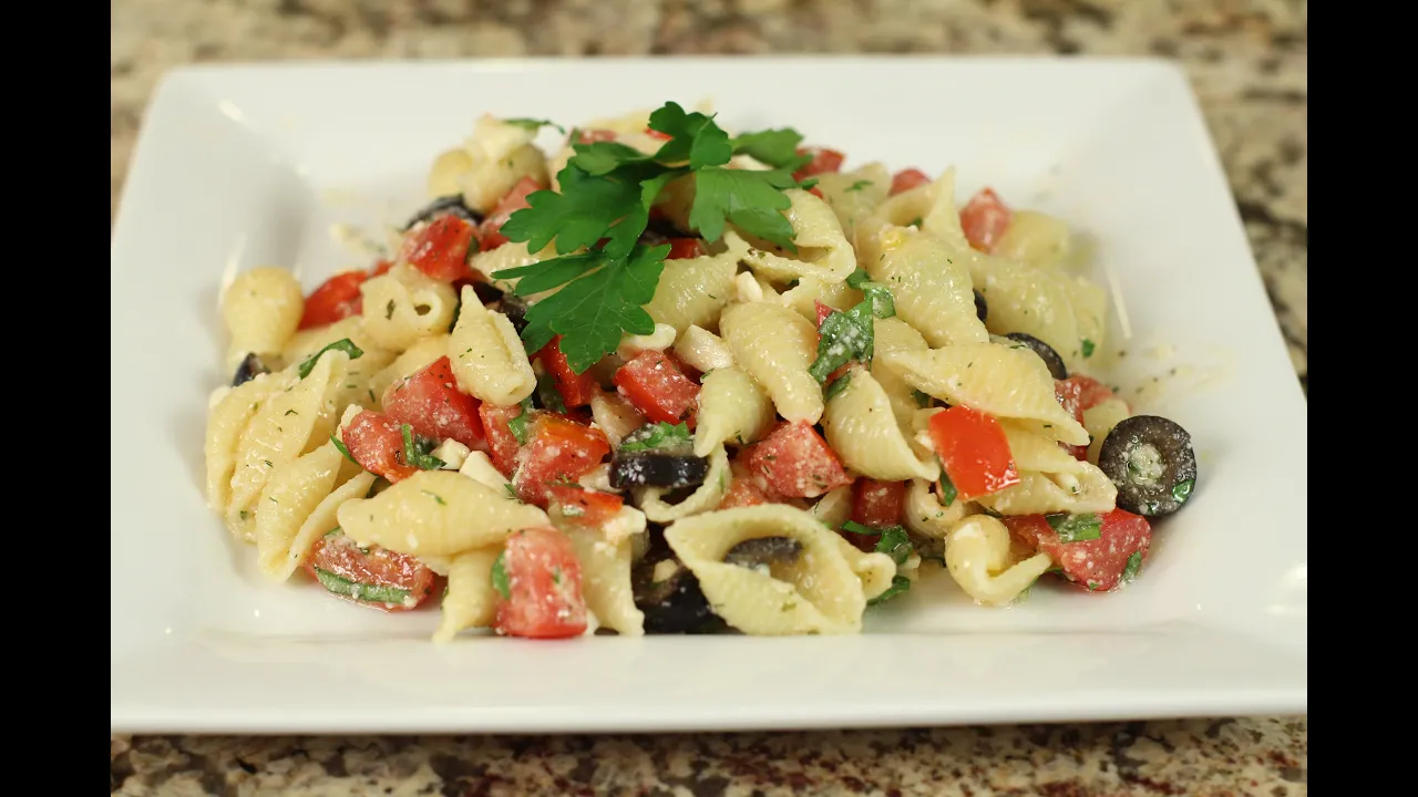 Cold Vegetable Herb Pasta Salad by Rockin Robin - With Bloopers!