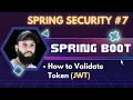 Spring Framework Day 38 Steps to Check JWT Token in Spring Security