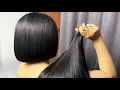 Hair Play Rambut Panjang ✨ Dari Panjang ke Pendek | Dramatic Hair Transformation ASMR