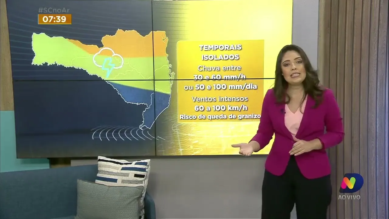 Confira a previsão do tempo para esta quarta-feira em SC