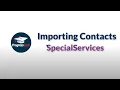 ProgressBook SpecialServices Importing Contacts