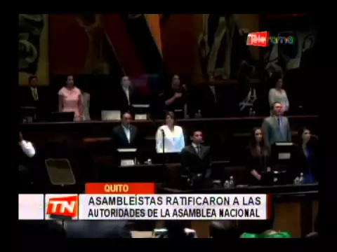 Asambleístas ratificaron a las autoridades de la asamblea nacional