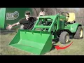 How Does a Little Buck Loader Attach to a John Deere 318