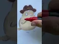 Download Lagu Cute chicken with a cowboy hat (and an ice cream🍦🤯) #shorts #drawing #art # chicken