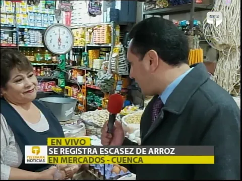 Se registra escasez de arroz en mercados - Cuenca