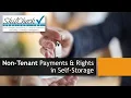 Non-Tenant Payments Rights in Self-Storage Self Storage Operations