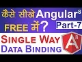 String Interpolation Single way Data Binding in Angular 8 Angular 8 Tutorial in Hindi Part-7