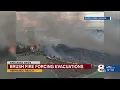 Mandatory evacuations ordered in Hernando Beach due to large brush fire