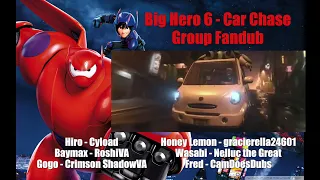 car chase big hero 6 group collab