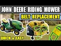 John Deere Mower Belt Replacement