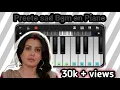 Lagu Preeto Sad Bgm On Piano.