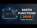 Math Functions in Java Tutorial