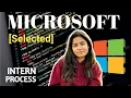 Microsoft OFF CAMPUS Internship Interview Experience Software Engineer