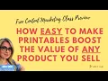 Sell Printables to Boost Your Business