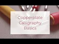 Copperplate calligraphy for Beginners Basic strokes lowercase letters Free Worksheets 2023