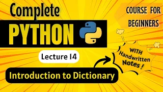 Dictionary in Python with Example Python for Beginners Lecture 14