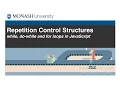 Repetition control structures