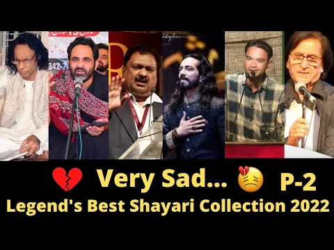 Download MP3 Very Sad Legend's Best Shayari Collection 2022 | Tahzeeb Hafi | Waseem Barelvi | Jaun Elia | Poetry