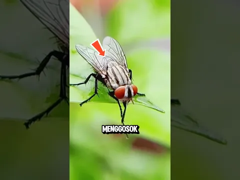 Rahasia Dibalik Kebiasaan Lalat Menggosok Tangan‼️😱