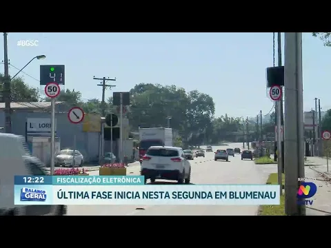 Blumenau em foco: última fase da fiscalização eletrônica no trânsito inicia nesta segunda-feira