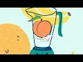 Let s make banana and peach smoothies and learn the letter S with Alphabetbus-st3wd