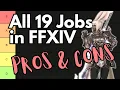 Pros Cons of All 19 Jobs in FFXIV - Quick Overviews and Tier List