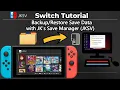 Backup and Restore Switch Save Data with JKSV Switch TUTORIAL
