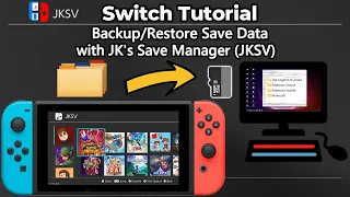 Backup and Restore Switch Save Data with JKSV Switch TUTORIAL