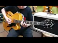 Guild A-150 Savoy Hollowbody Solid Top jazz guitar demo at Basone Shop in Vancouver Canada