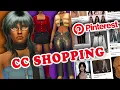 Using PINTEREST to do my Sims 4 CC shop MAJOR HAUL LINKS