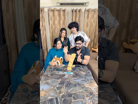 Jenga Game🤗#tannoshahid #family #shorts