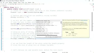Java 81 Using the split method to get multiple user input separated by a space