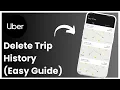 How To Delete Uber Trip History