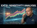 Excel Financial Modeling Forecast Sensitivity Analysis Tutorial