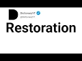 Restoration Synonyms Thesaurus Similar Words