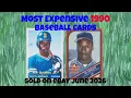 1990 Most Expensive eBay Sales Baseball Cards June 2026