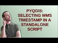 PyQGIS selecting WMS timestamp in a standalone script