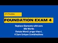 Foundation Exam 4 Python CCBP 4 0 nxtwave