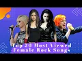 Top 50 Most Viewed Female Rock Songs. The Best Female Rock Songs.