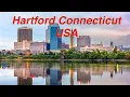 Hartford Connecticut walking tour 2025 Bushnell Park Riverside Park and downtown exploring