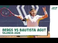 Roberto Bautista Agut vs Zizou Bergs Valencia 2026 Round 2 Highlights