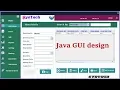 java modern gui design in netbeans - java swing gui design