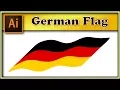 German flag VERY EASY - Adobe Illustrator tutorial