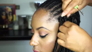 faux loc crochet method tutorial