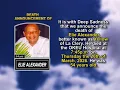 Elie Alexander Short Obituary