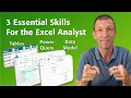 3 Essential Excel skills for the data analyst