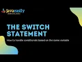 The Switch Statement Java for Beginners