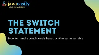 The Switch Statement Java for Beginners