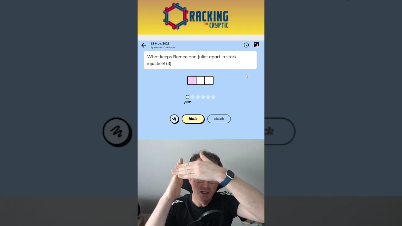 MinuteCryptic in a Minute - 13 May 2026 - 100!