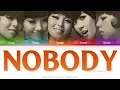Wonder Girls (원더걸스) Nobody Color Coded Lyrics (Han/Rom/Eng)